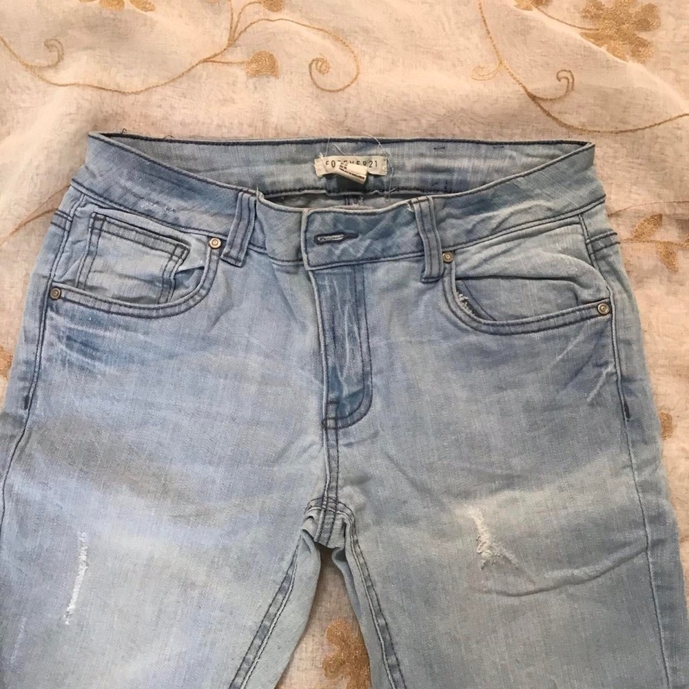 Forever 21 Light Wash Jeans
